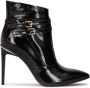 Kazar Klassieke zwarte lakleren stilettohak laarzen Black Dames - Thumbnail 2