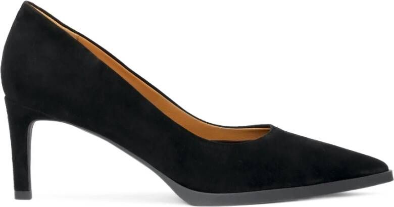Kazar Klassieke zwarte suède pumps