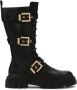 Kazar Laarzen met hoge schacht en stevige zool Black Dames - Thumbnail 2