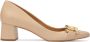 Kazar Lage pompen met metalen versiering Beige Dames - Thumbnail 2