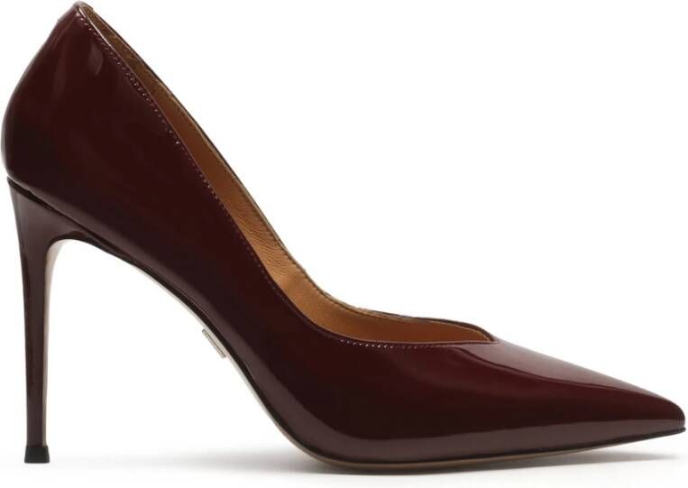 Kazar Patent leather burgundy pumps