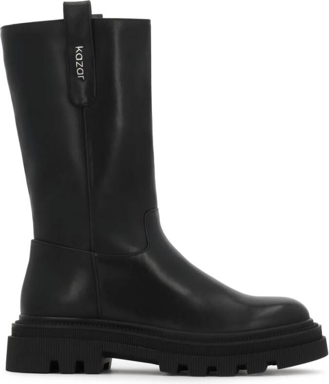 Kazar Leren platte laarzen met hoge schacht - Foto 2