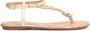 Kazar Leren platte sandalen Yellow Dames - Thumbnail 2