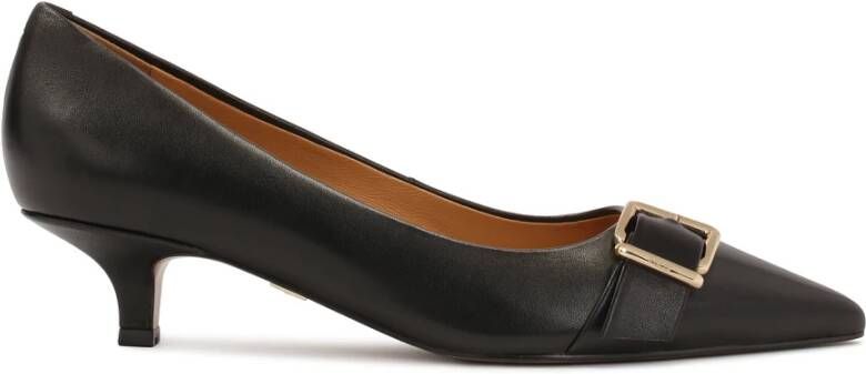 Kazar Leren pumps met kittenhakken