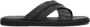 Kazar Heren leren slippers met kruisbanden - Thumbnail 1
