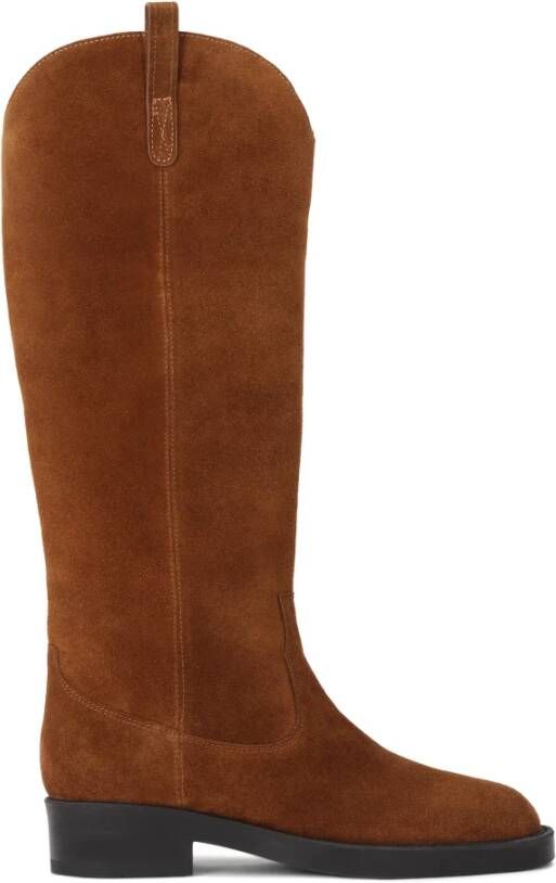 Kazar Lichtbruine laarzen met instapper bovenkant - Foto 2