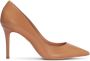 Kazar Escarpins à talons fins marron clair - Thumbnail 2