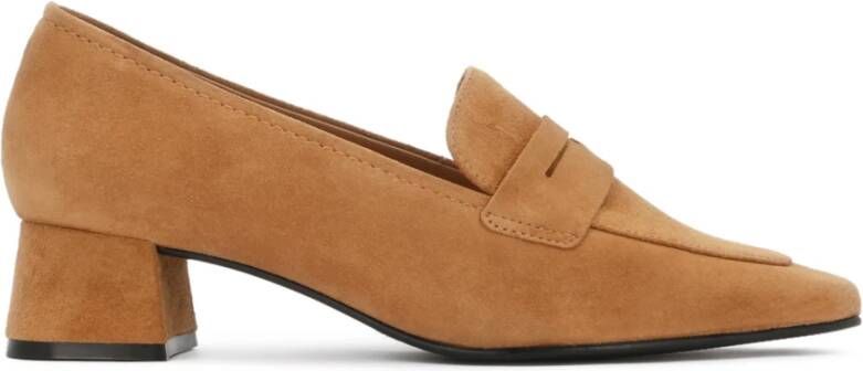 Kazar Lichtbruine suède pumps