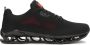 Kazar Lichtgewicht Zwarte Mesh Sneakers - Thumbnail 1