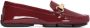 Kazar Maroon Gelakte Mocassins met Comfort Inlegzool Brown Dames - Thumbnail 2