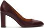 Kazar Maroon pumps met ronde neuzen - Thumbnail 1