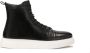 Kazar Minimalistische herensneakers met hoge schacht Black Heren - Thumbnail 2