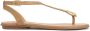 Kazar Sandalen met monogram van leer - Thumbnail 1