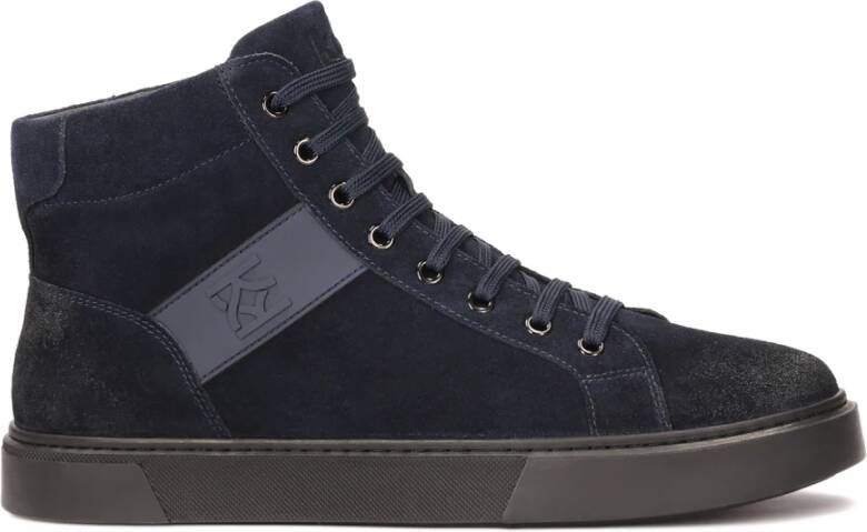 Kazar Navy blauwe hoge sneakers