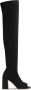 Kazar Peep toe musketiers in stof Black Dames - Thumbnail 2