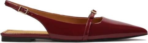 Kazar Platte bordeauxrode lakleren pumps