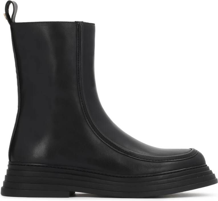 Kazar Platte leren laarzen met rits - Foto 2