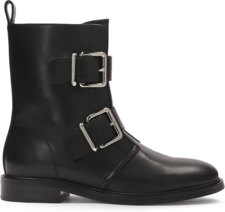 Kazar Platte leren laarzen versierd met gespen - Foto 2