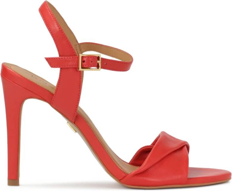 Kazar Rode sandalen met hak