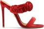Kazar Rode teenslippers met driedimensionale decoratie Red Dames - Thumbnail 2