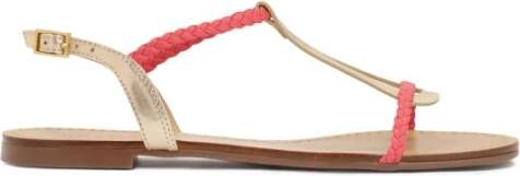 Kazar Citrine Flat Leren Sandalen