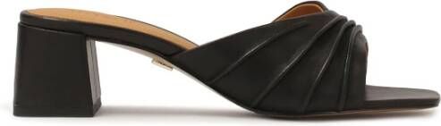 Kazar Sandalen met hak en gerimpelde band