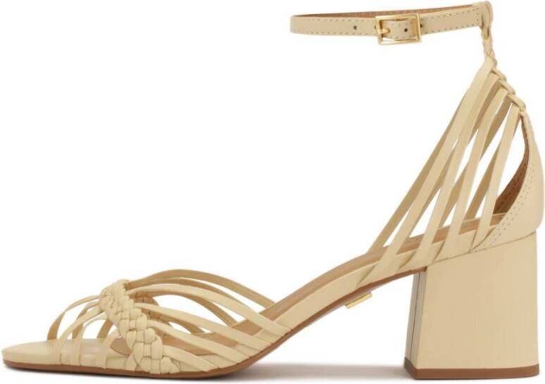 Kazar Sandalen met lage hak en dunne bandjes