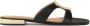 Kazar Slippers met gouden hak en grote versiering - Thumbnail 1