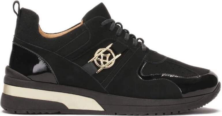 Kazar Sneakers gemaakt van gecombineerde materialen op een verhoogde zool