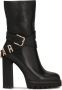 Kazar Stiletto booties met een logo band rond de bovenkant Black Dames - Thumbnail 2