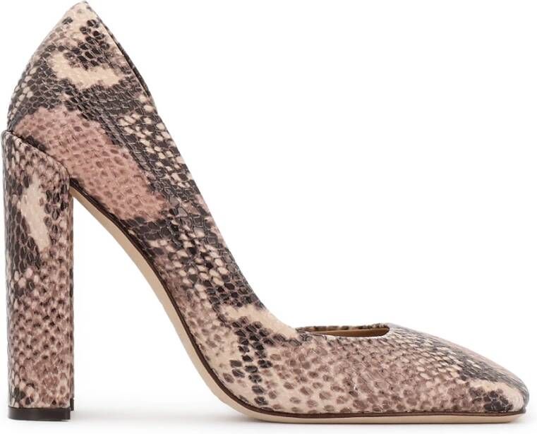 Kazar Studio Dierenmotief reliëflederen pumps