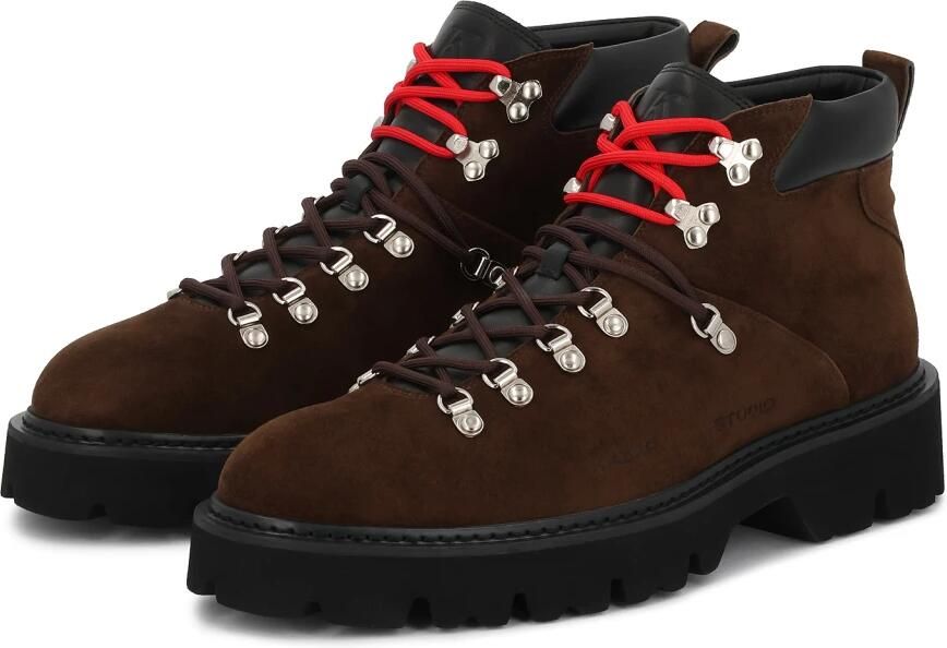 Kazar Studio bruine boots met trekkingveters - Foto 2