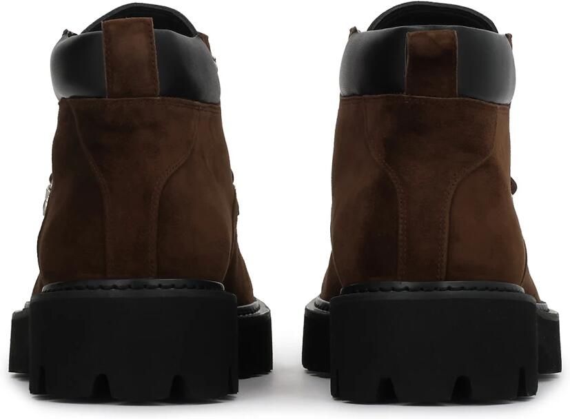 Kazar Studio bruine boots met trekkingveters - Foto 3