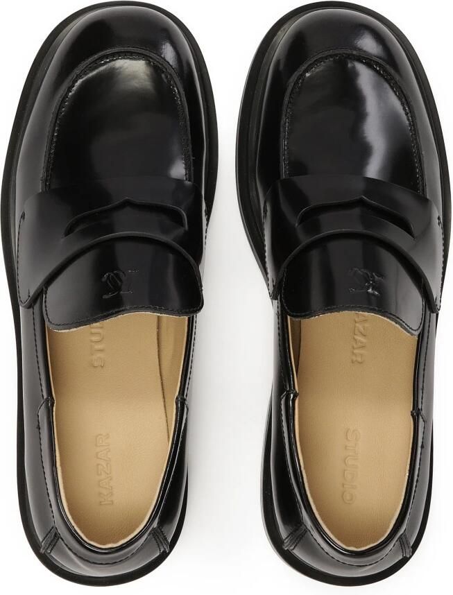 Kazar Dames instap zwarte halfschoenen Black - Foto 3
