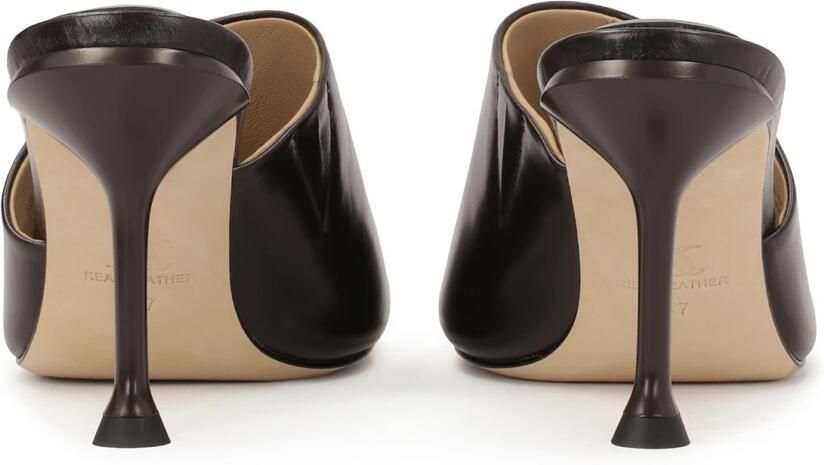 Kazar Studio Donkerbruine flip-flops met een cuphak - Foto 5