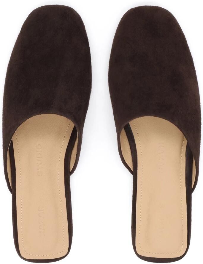 Kazar Studio Full-front Suede Mules - Foto 5