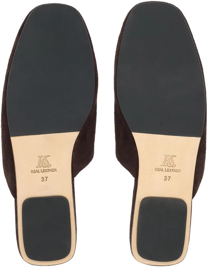 Kazar Studio Full-front Suede Mules - Foto 2