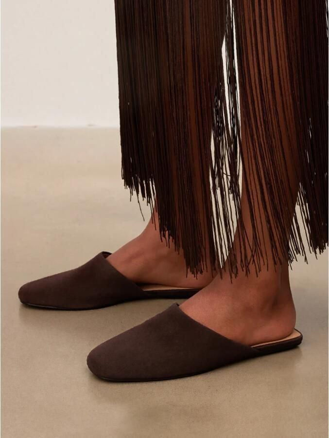 Kazar Studio Full-front Suede Mules - Foto 4