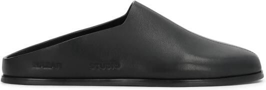 Kazar Studio Leren instapslippers met verhoogde zool