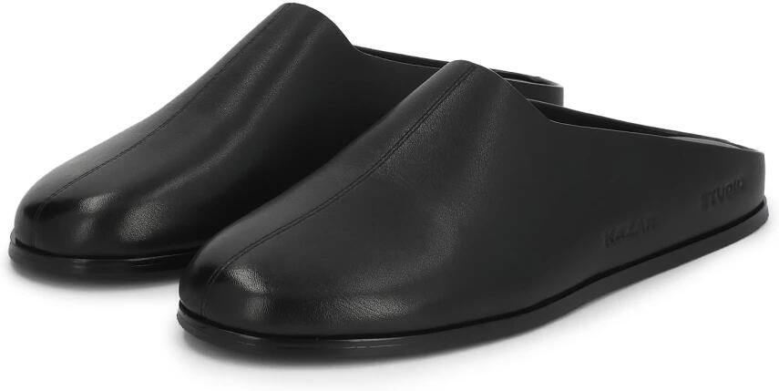 Kazar Studio Leren instapslippers met verhoogde zool - Foto 5
