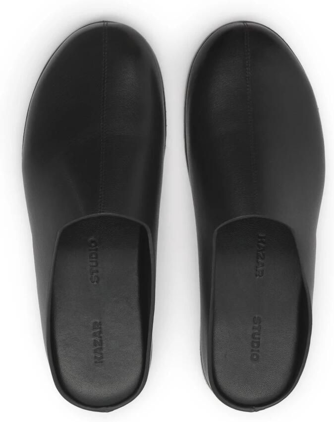 Kazar Studio Leren instapslippers met verhoogde zool - Foto 4