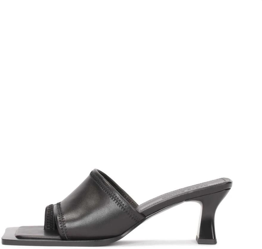 Kazar Studio Skórzane klapki na niskim obcasie|78005-01-00|39 - Foto 2