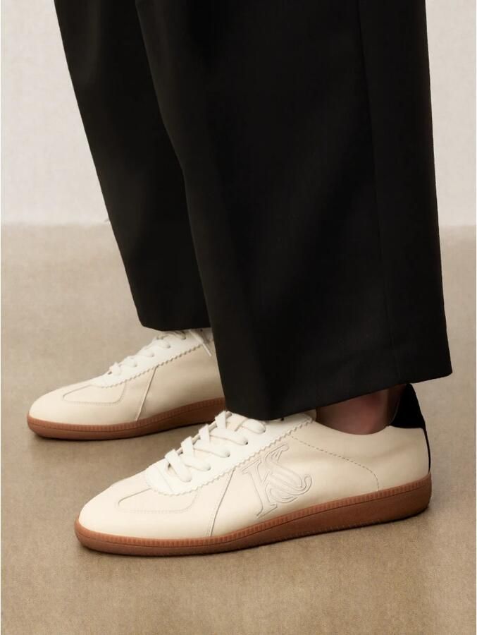 Kazar Studio Sneakers van leer met contrasterende hiel - Foto 2