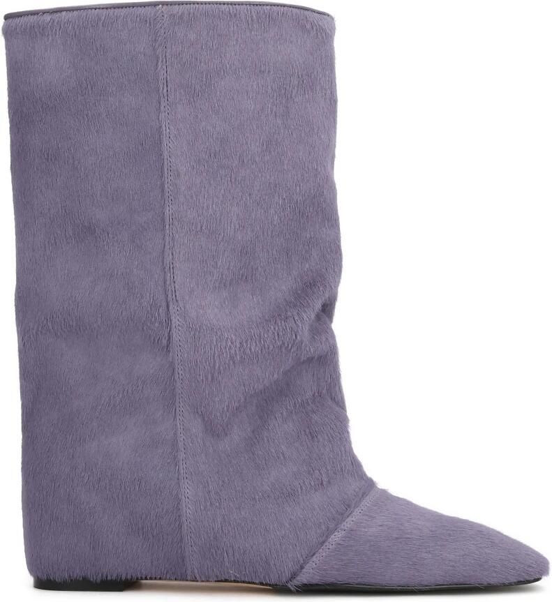 Kazar Studio Enkellaarsjes violetblauw