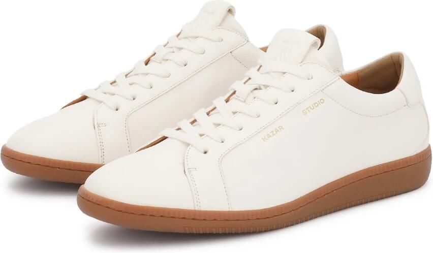 Kazar Studio Witte sneakers met laag bovendeel - Foto 3