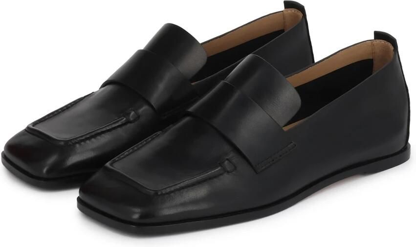 Kazar Studio Zwarte schoenen van echt leer met vierkante neus - Foto 4