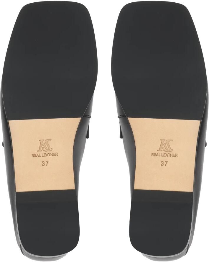 Kazar Studio Zwarte schoenen van echt leer met vierkante neus - Foto 2