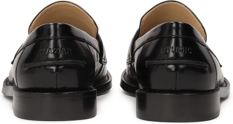 Kazar Studio Zwarte stijlvolle halfschoenen gemaakt van graanleer - Foto 2