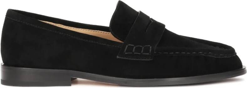 Kazar Studio Suede zwarte loafers