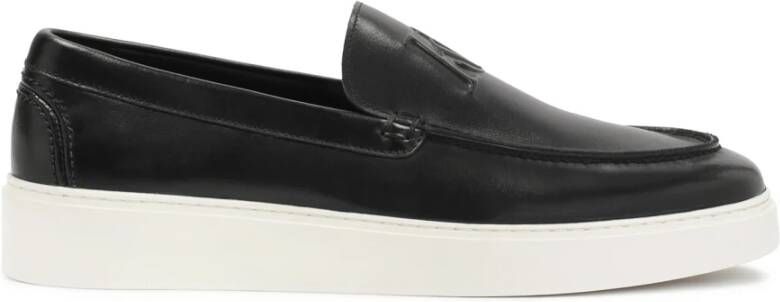 Kazar Studio Zwarte instap sneakers met witte zool